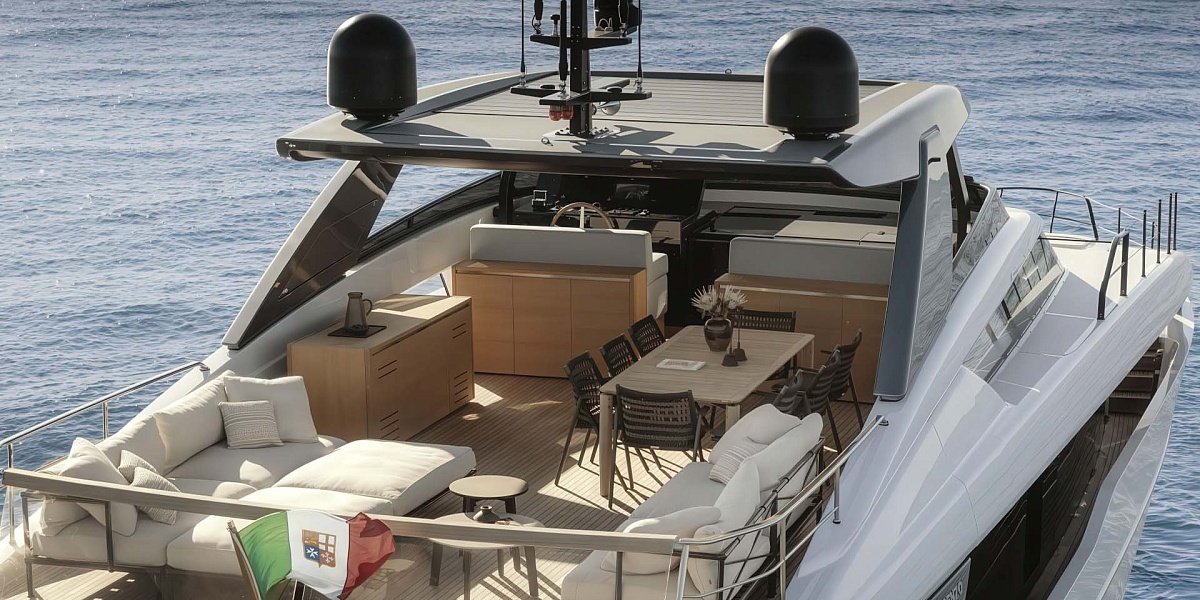 Аренда мега яхты Sanlorenzo SL86A ALMA BLU в Италии и Сардинии